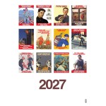 "Трудовой календарь" на 2027 год пародия рабочий фольклор, настенный перекидной А3