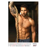 Эротический календарь Mеn на 2027 год настенный перекидной формата А3