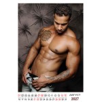 Эротический календарь Mеn на 2027 год настенный перекидной формата А3