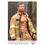 Эротический календарь Mеn на 2027 год настенный перекидной формата А3