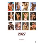 Эротический календарь Mеn на 2027 год настенный перекидной формата А3