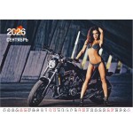Эротический календарь "Girls & Bikes"