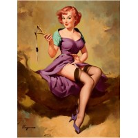 Пин Ап постер 30х40 см арт 1033