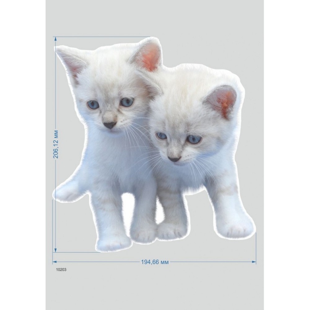 ИНТЕРЬЕРНАЯ НАКЛЕЙКА "КОТЯТА"